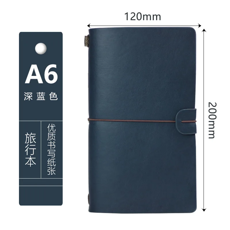 Hàn Quốc Băng Sáng Tạo Sổ Tay A6 Retro Di Động Du Lịch Notepad Nhật Ký Máy Tính Xách Tay Máy Tính Xách Tay