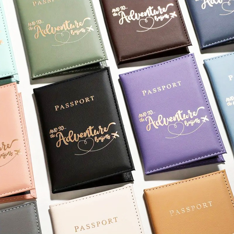 Mulheres homens carta amante capa de passaporte das mulheres dos homens caso de passaporte de viagem couro bonito passaporte carteira bolsa menina titular do cartão