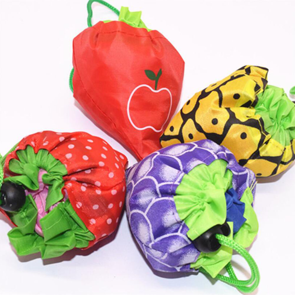 Eco Friendly Foldable Fruit Shopping Bag Reusable Shoulder Bag Women Portable Grocery Bags Storage Tote Bag Home Organizer