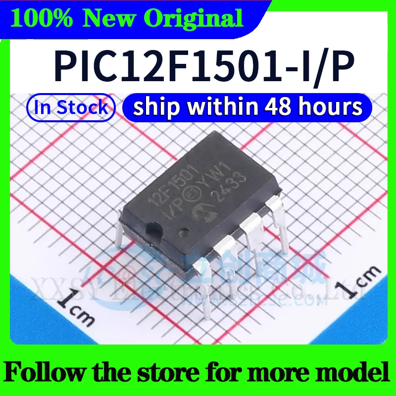 PIC12F683-I/P  PIC12F1501-I/P  PIC12F1571-I/P  PIC12F1822-I/P  PIC12F1840-I/P  PIC12C509-04-I/P  PIC12C509A-04-I/P  In stock