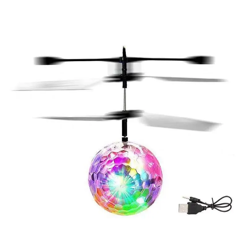 Children's Toy Induction Colorful Crystal Ball Gyroscope Intelligent Induction Floating Ball Luminous Toy