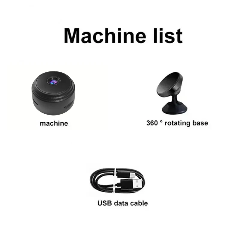 A9 Mini WiFi Telecamera wireless Protezione di sicurezza Video sorveglianza remota Videocamera per monitoraggio domestico intelligente