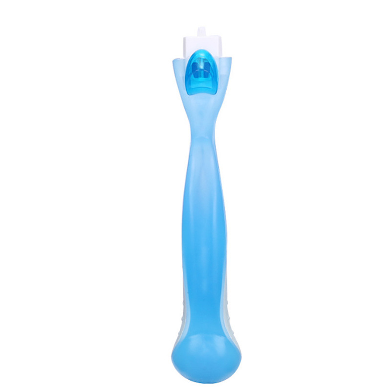 YS00063- Cuchillo de afeitar manual para mujer, raspador multifuncional para pelo de pierna privada, axila, 3 capas