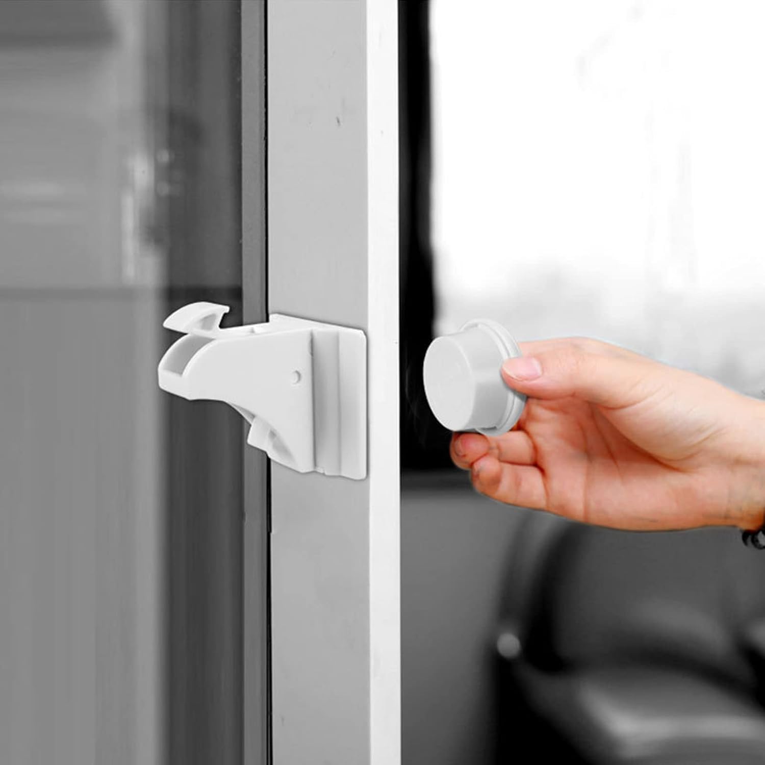 Cerradura de cajón magnética, cerraduras de puerta de gabinete de seguridad para bebés con bloqueo magnético, kits de llaves de cerradura de cajón a prueba de bebés