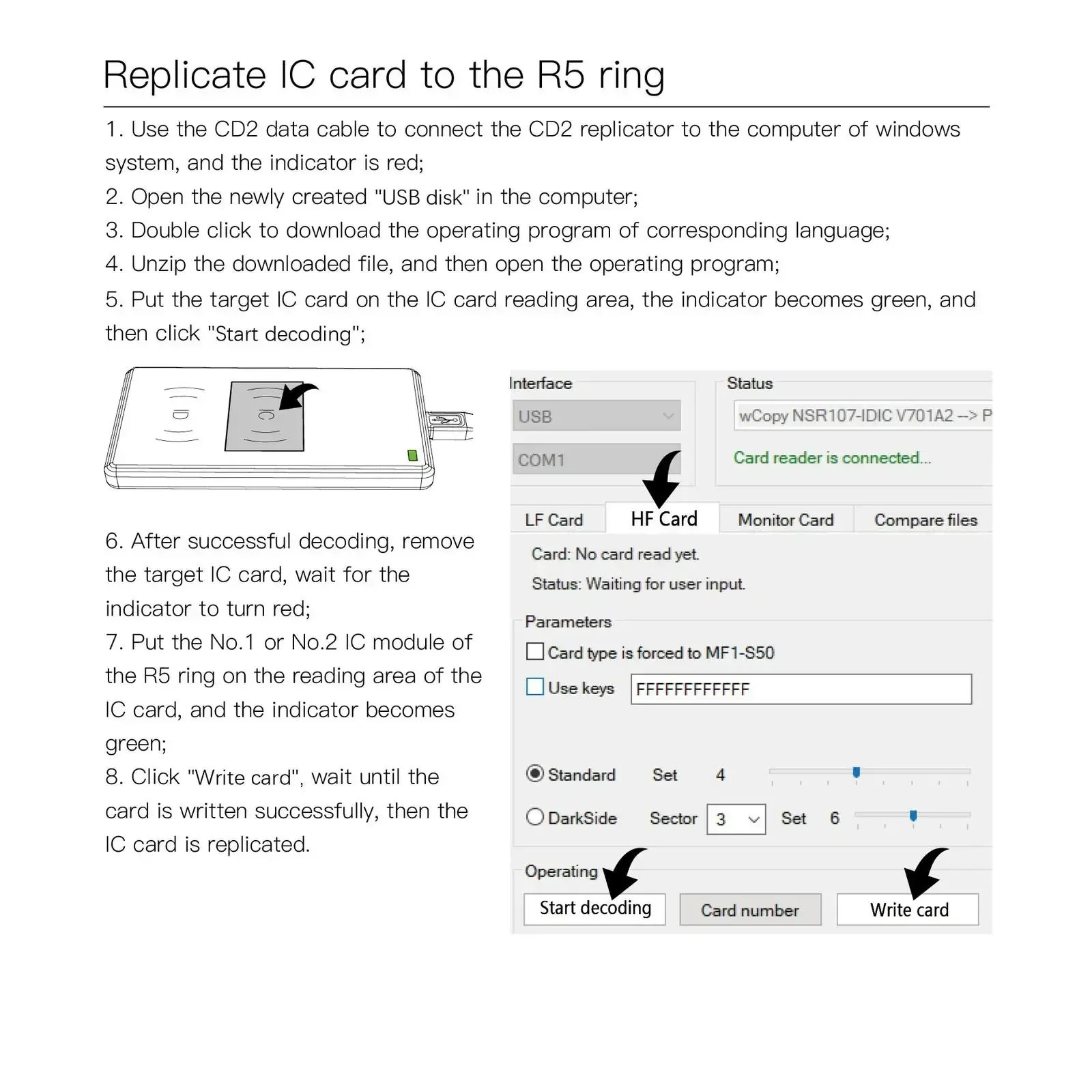 JAKCOM CDS RFID-репликатор для R5 Smart Ring Copy IC ID CUID HID NFC-карты Новый продукт считывателя карт доступа с защитой безопасности