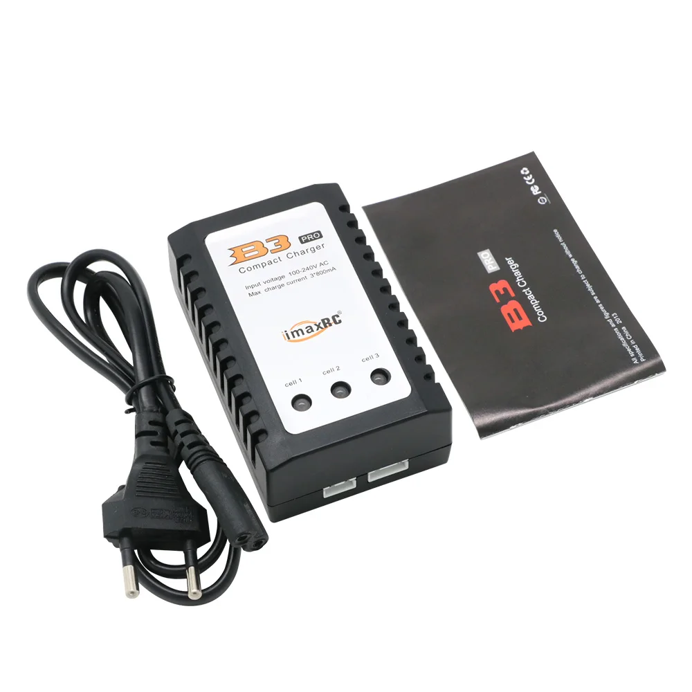 Max b3 pro compacto lipo carregador de bateria 7.4v 11.1v 2s 3s universal 110-240v carregador de fonte de alimentação para acessórios de helicóptero rc