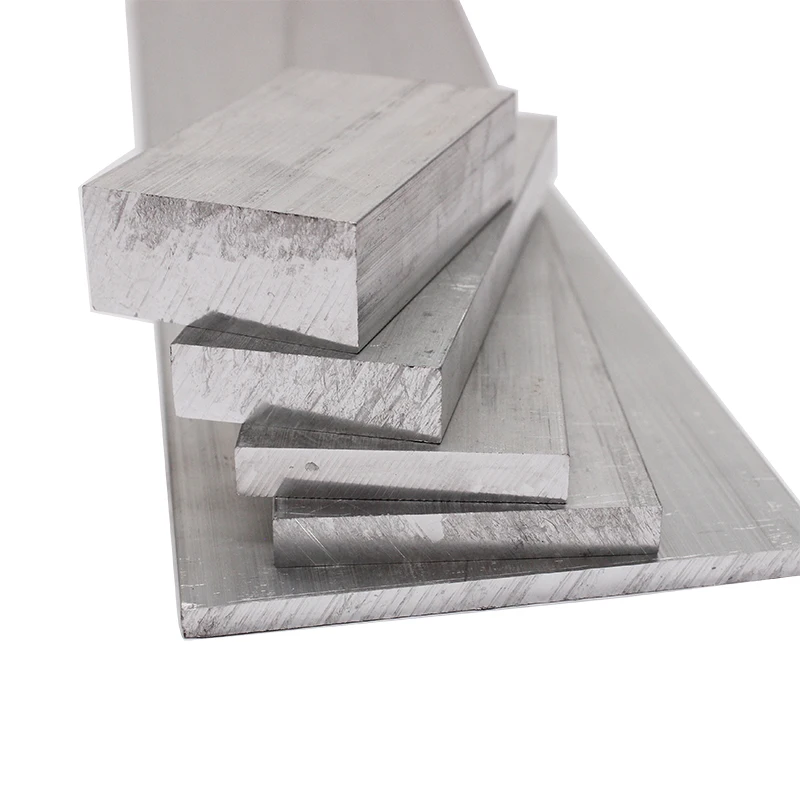 Aleación de aluminio 6061 T6 barra plana rectangular placa de varilla cuadrada tira de metal Stock sólido para CNC