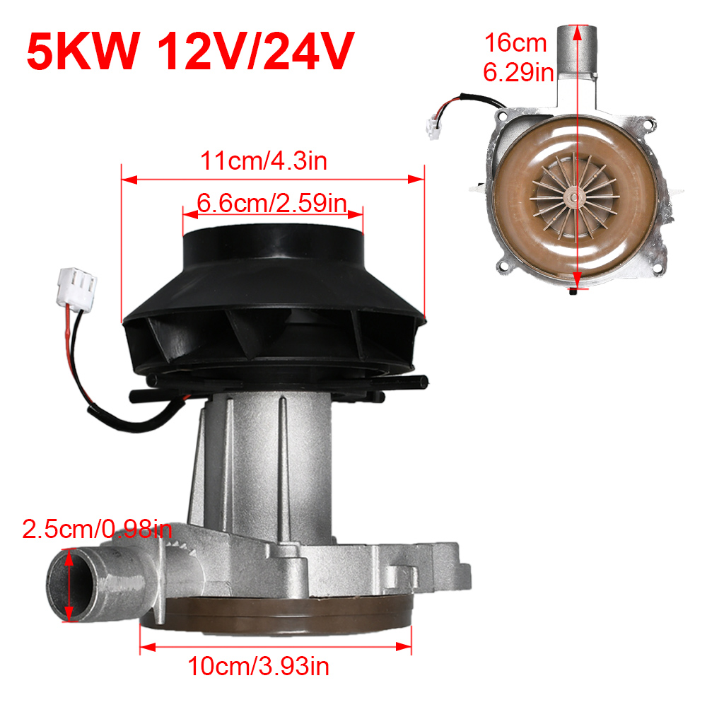 12 V/24 V 5KW エアパーキングヒーターブロワー燃焼ファンアセンブリモータースタートエンジン部品ディーゼルエアパーキングヒーター D2 D4 エアファン