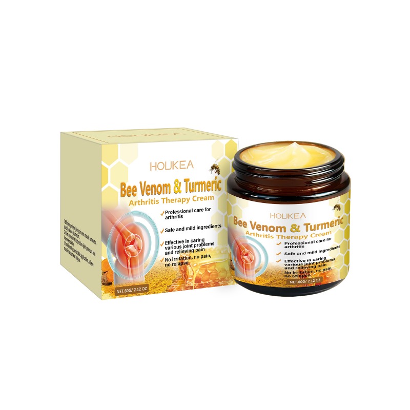 Bee Venom Turmeric Arthritis Therapy Cream Relieve Arthritis Pain Soothing Hand and Foot Joint Discomfort Massage External Cream