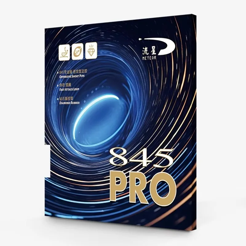 METEOR 845 PRO ブルースポンジ卓球ラバー高速攻撃攻撃的ショートピップアウトインナーエネルギーピンポンスポンジ