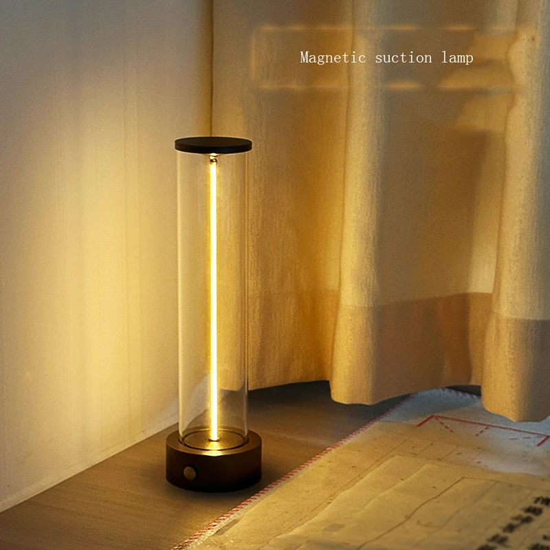 New Magnetic Suction Light With Three Brightness Levels, LED Ambient Light With Adjustable Outdoor Magnetic Suction Light