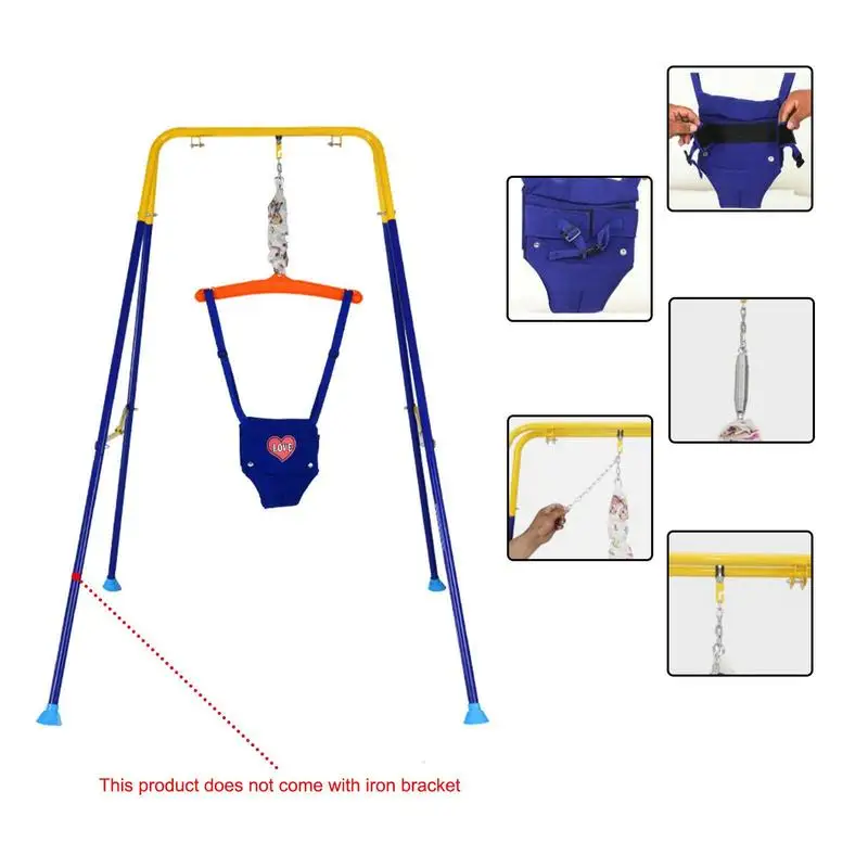 Baby Bouncing เก้าอี้ออกกําลังกายกันชนประตูเด็กประตูจัมเปอร์ในร่ม Integration การฝึกอบรมของเล่นเด็กจัมเปอร์ Swing แขวนเก้าอี้