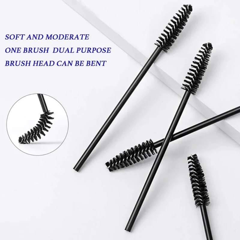 CNK 50Pcs Makeup Brushes Disposable Eyebrow Brush Mascara Wand Applicator Spo Eye Lashes Brush Cosmetic Eyelash Extension Tools