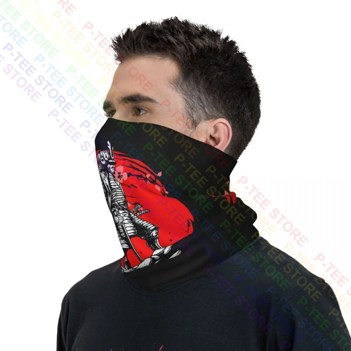 Japanische Samurai Kämpfer Ninja Sinobi Kampfkunst Krieger Hals Gamasche Bandana Schal Gesichts maske Ski