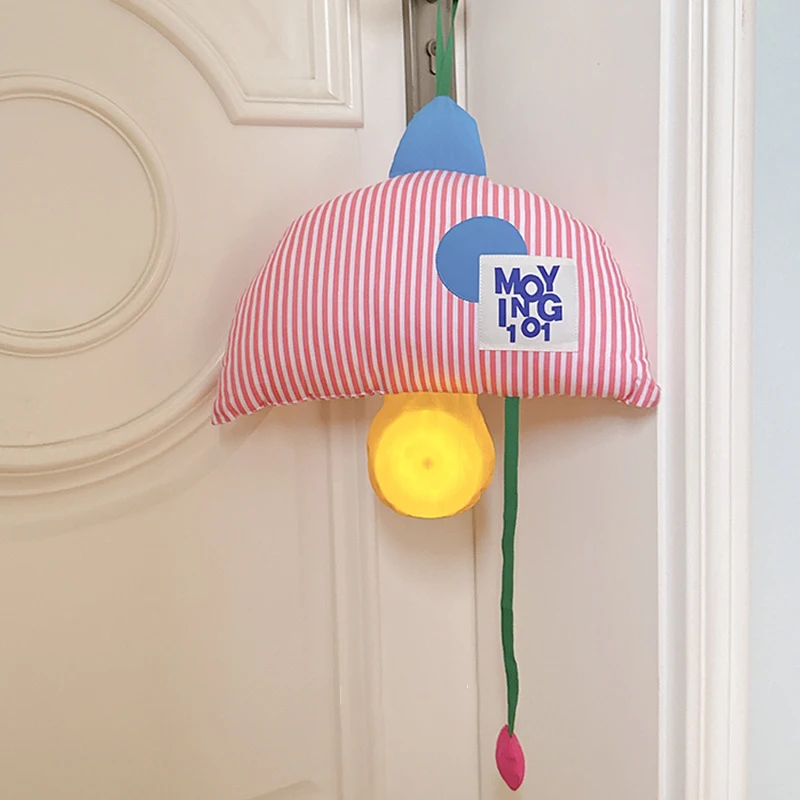 Nueva luz Led nocturna de seta con carga, lámpara de noche de dibujos animados, luz para dormitorio, protección ocular, atmósfera de seta recargable
