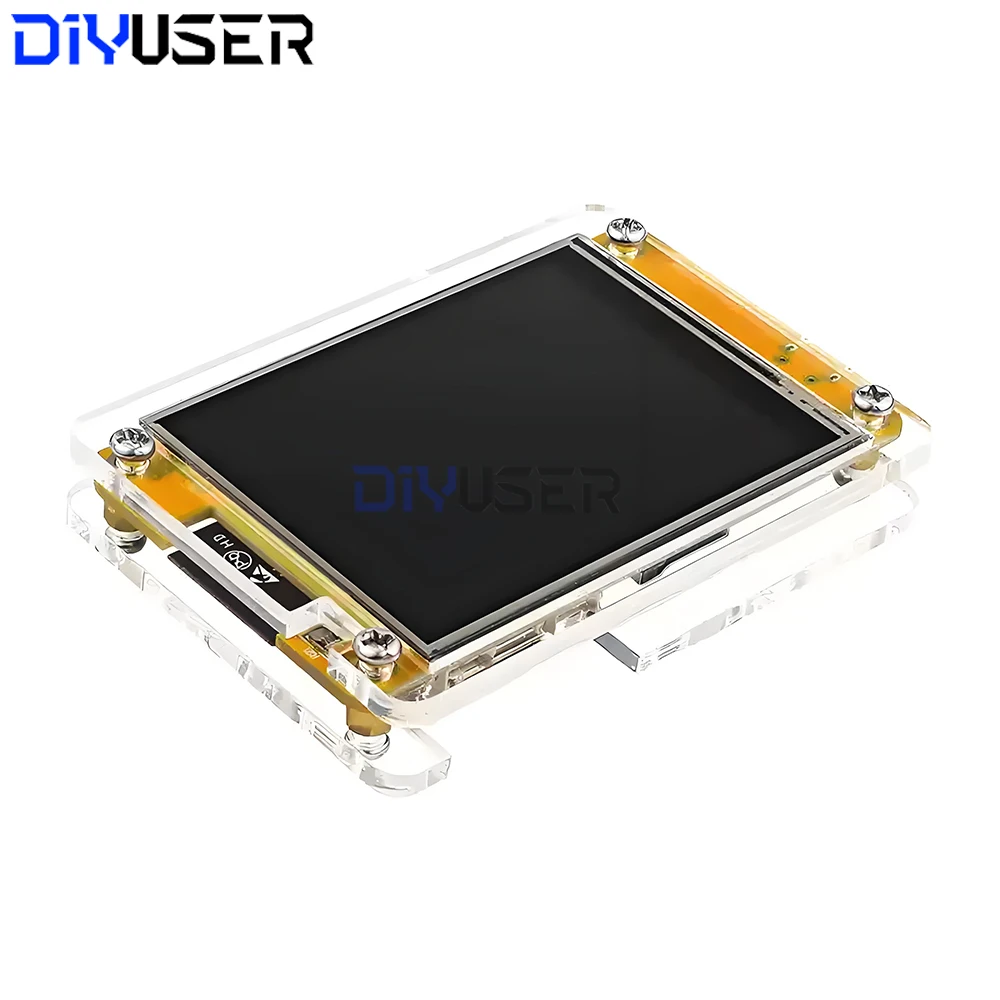2.8인치 ESP32 LCD TFT 터치 스크린 디스플레이 모듈 2.8" ESP-32 WIFI BLE 듀얼 코어 개발 보드, 디스플레이 케이스