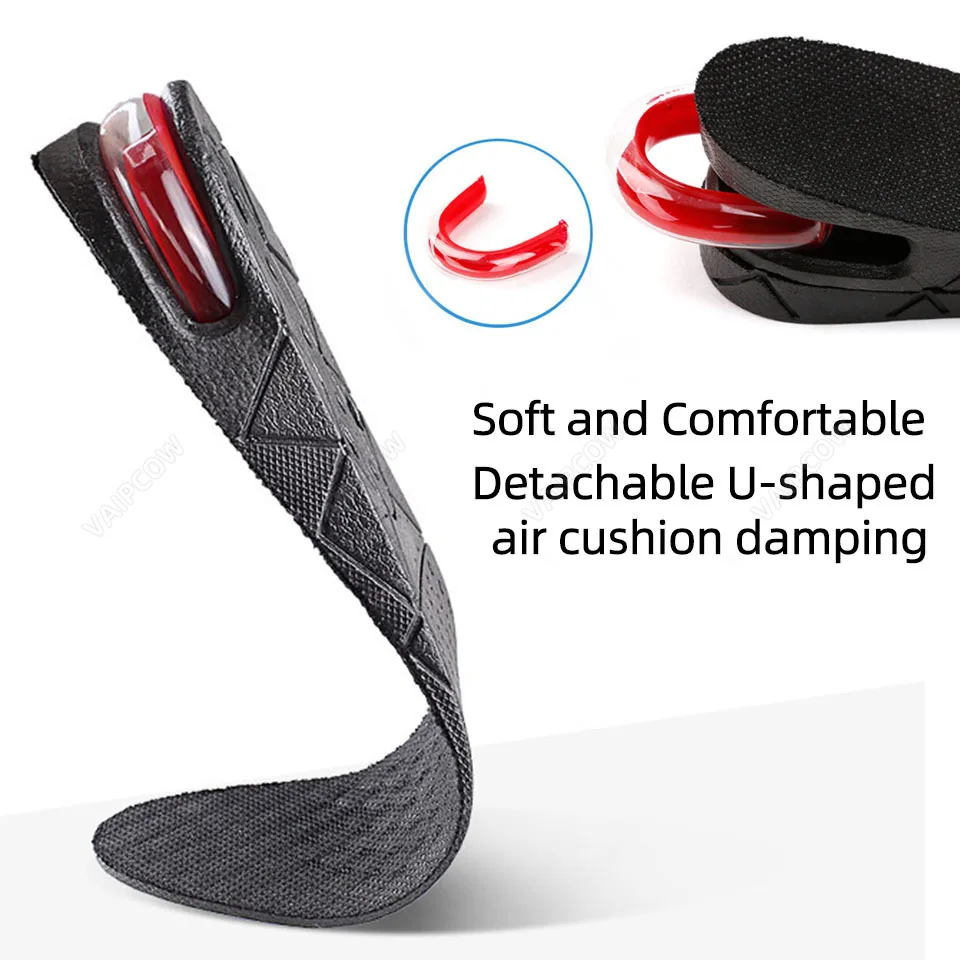 3-9Cm Vô Hình Tăng Chiều Cao Đế Đệm Chiều Cao Gót Giày Lót Đế Lắp Cao Hỗ Trợ Absorbant Bao Chân