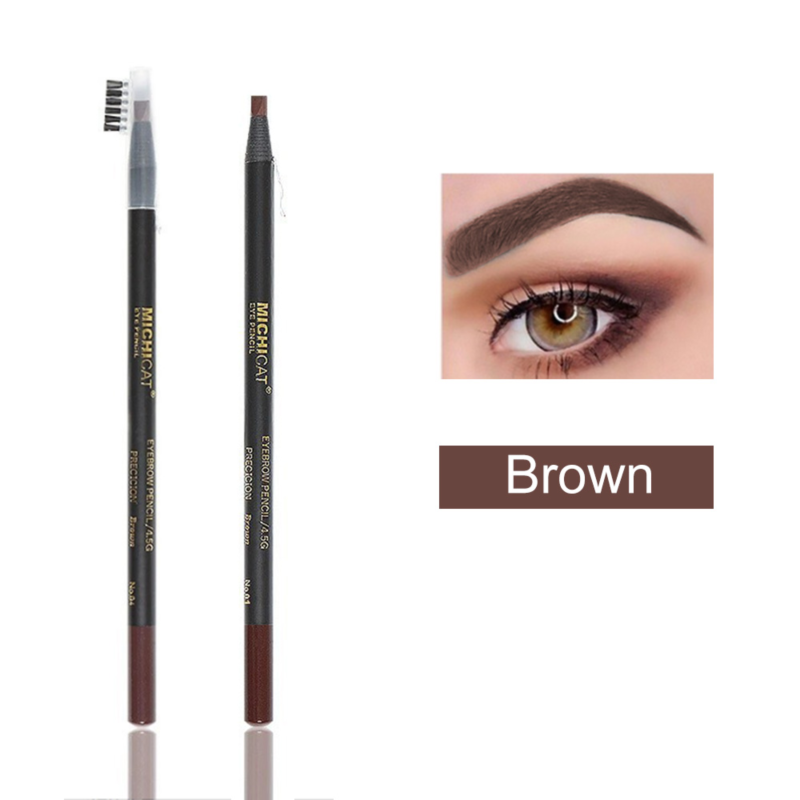 1 lápiz de cejas resistente al agua Microblading lápiz de cejas tinte tatuaje cejas maquillaje 6 colores lápiz de cejas de larga duración Natural