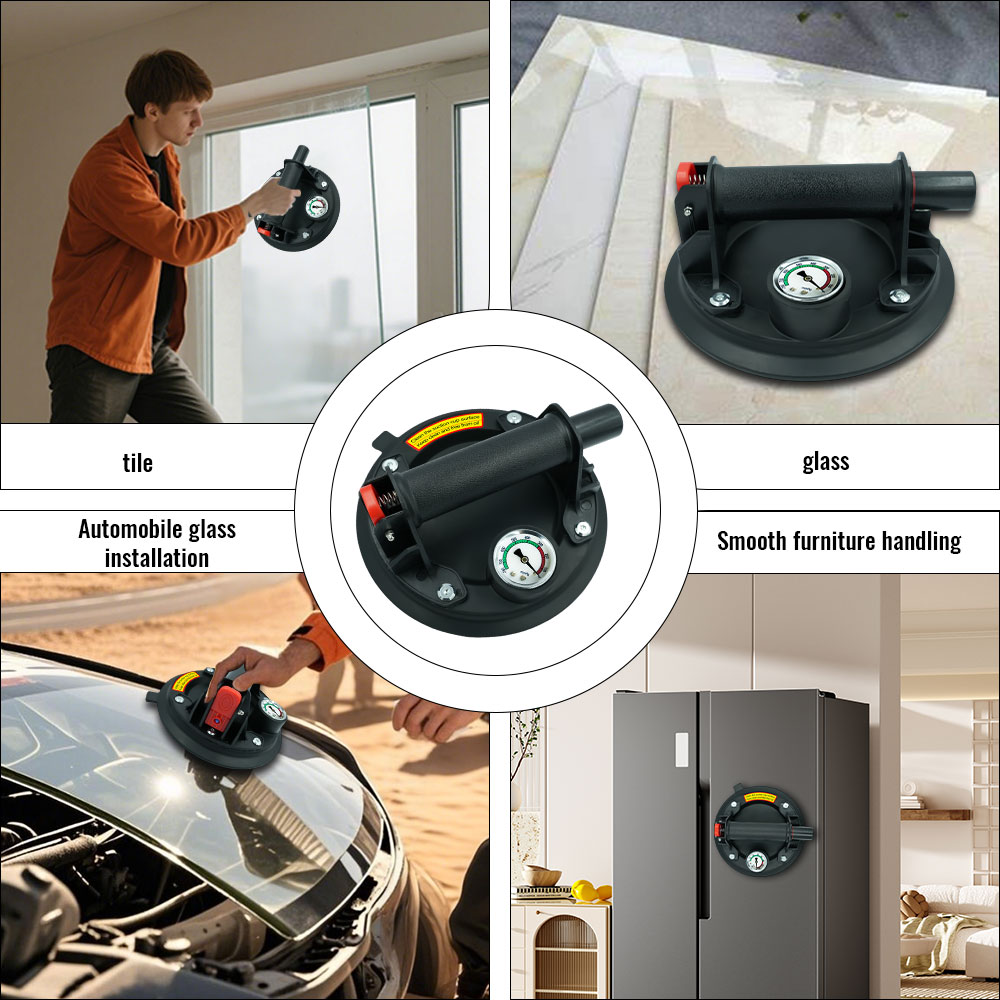 Vacuümzuignap 250 kg draagvermogen 8 inch vacuümzuignap Zware lifter voor graniet tegels glas Handmatig tillen