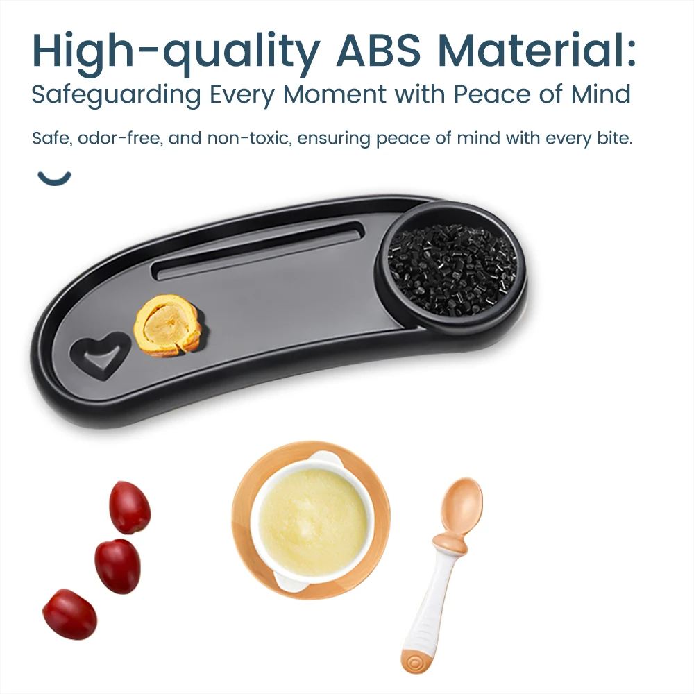Bandeja universal 3 em 1 para lanche, suporte de copo ajustável, slot para telefone, compatível com a maioria dos carrinhos, viagem multifuncional