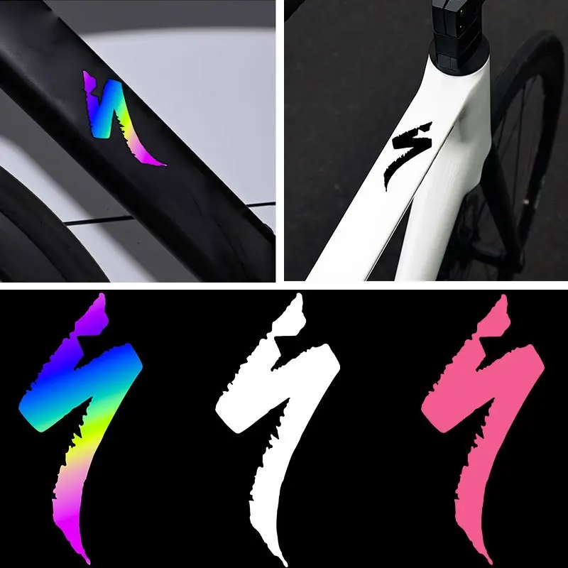 1PC 専門雷ロードバイクステッカー MTB 自転車トップチューブフレーム防水装飾修理された日焼け止め屋外デカール