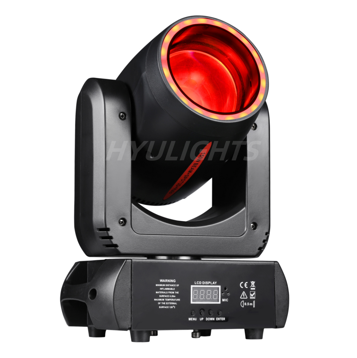 150 W Mini 3in1Beam & 3DSpot & Halo-Effekt LED Moving Head Lichter 8 Farben & 8 Gobos 18 rotierende Prismen DJ Wash DMX512 Bühnenlichter