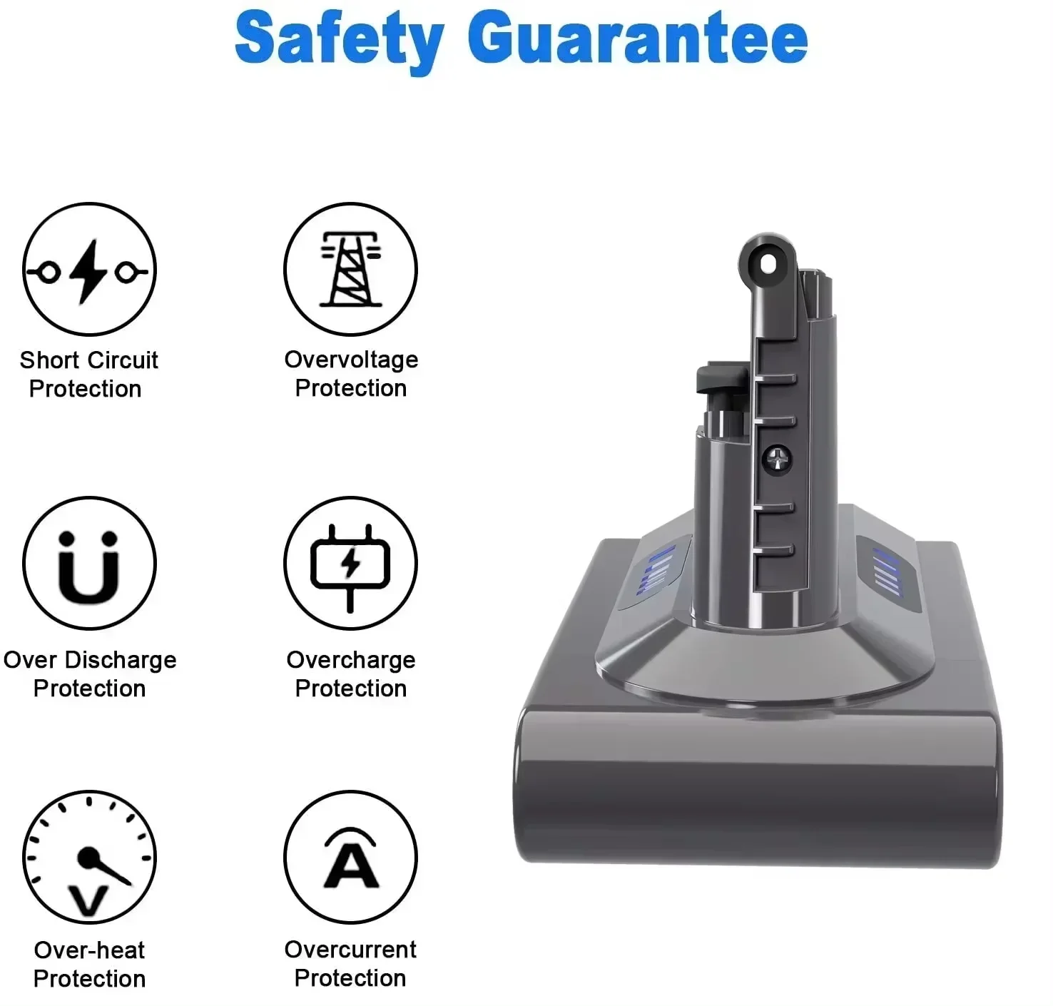 Для Dyson V10 Battery V10 Animal Absolute Fluffy Беспроводной пылесос НОВЫЙ 25,2 В 6000 мАч-12800 мАч DYSON V10 Battery
