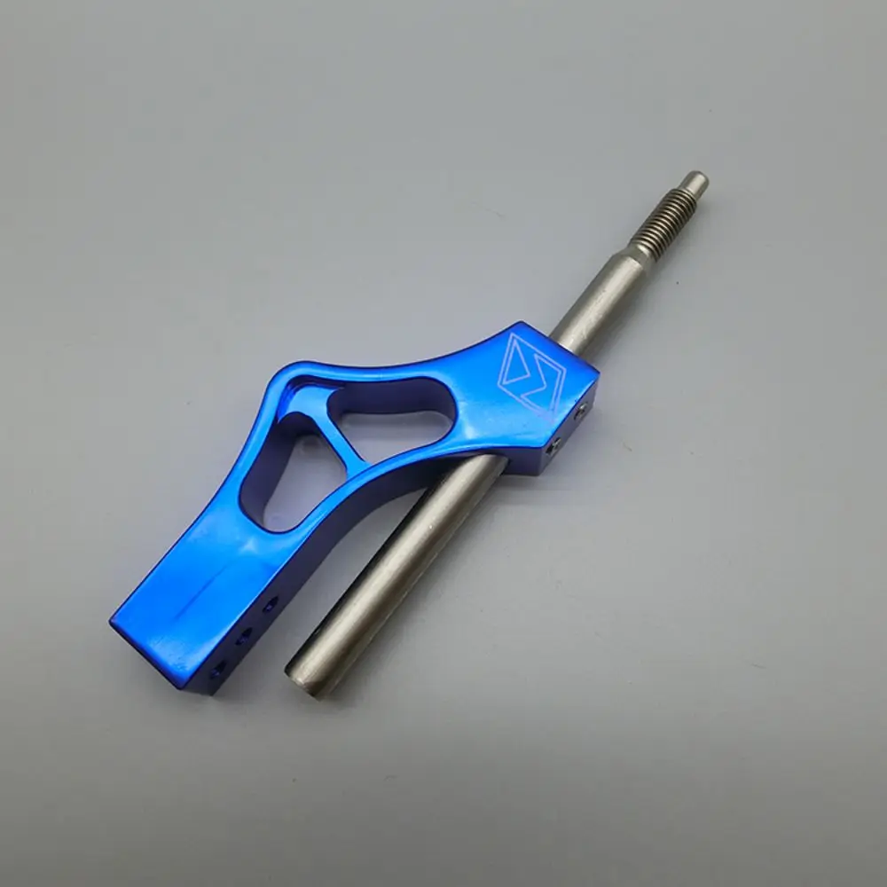 Aluminum Adjustable Height Lever Car Gear Shift Knob Extender Shifter Extension Single Bend Car Shifter Extender
