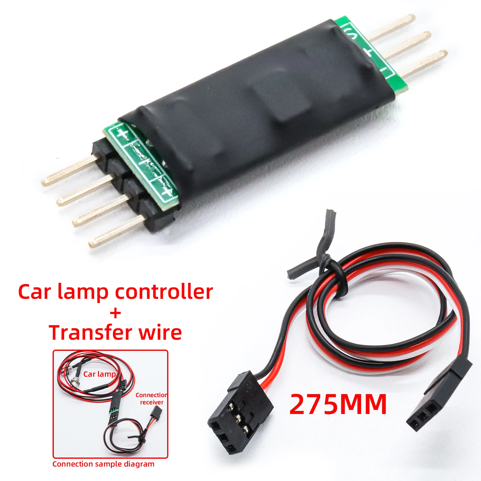 3CH LED Light Controller Switch Panel System On/Off for RC Car Airplane 1/10 1/8 RC Model Car HSP TAMIYA Axial SCX10 Trx4
