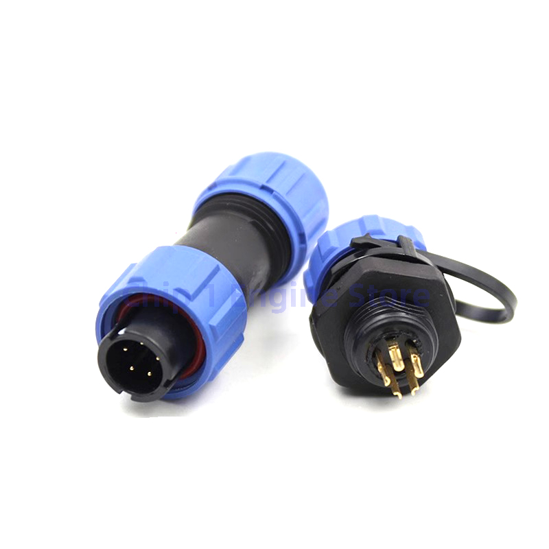 SP11 wasserdichter Luftfahrt-Stecker und Buchse, SP11 2/3/4/5-polige Kabel-Stumpfbuchse IP68
