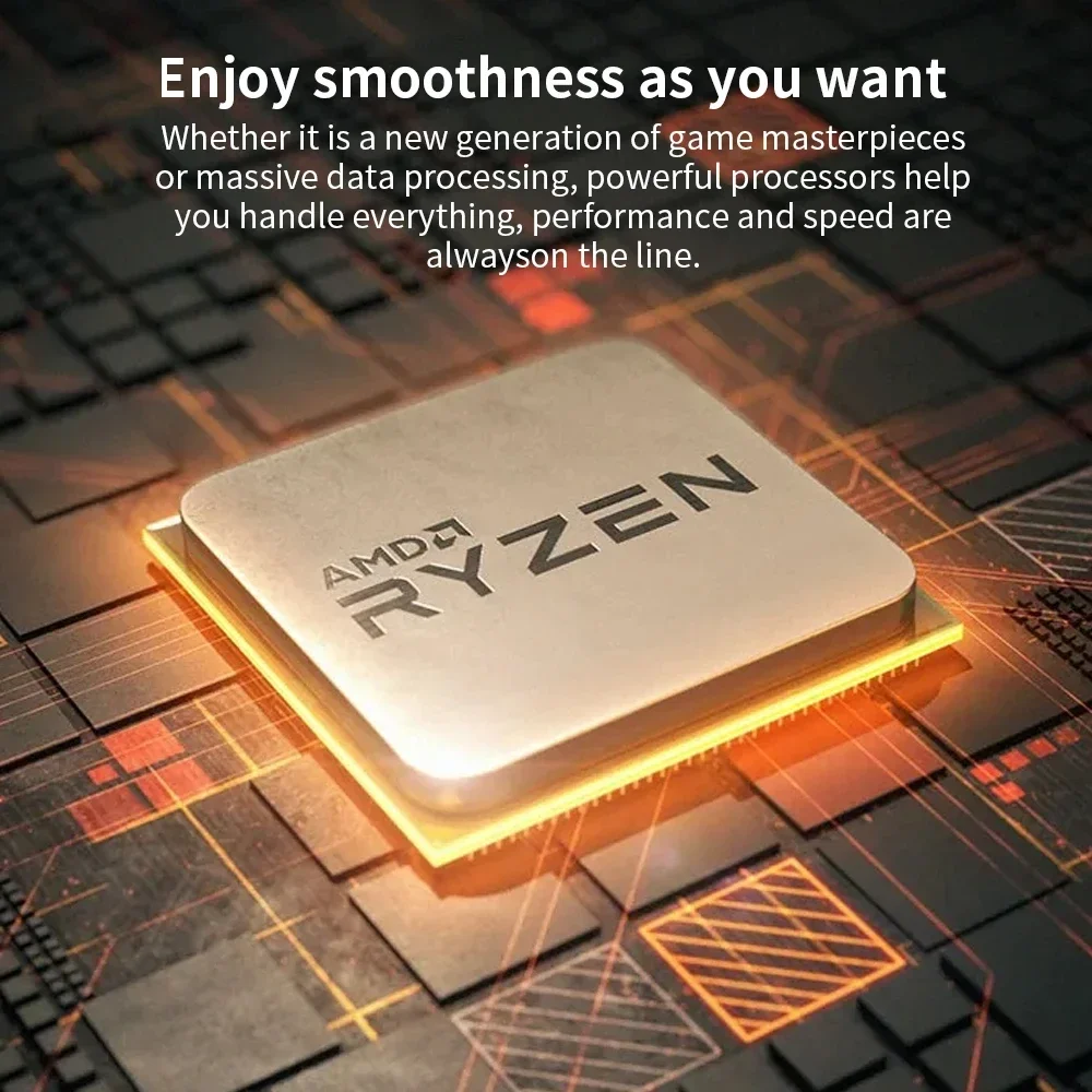 【Brand+】AMD Ryzen 7 5700X New R7 5700X 3.4 GHz Eight-Core 16-Thread CPU 7NM L3=32M 100-000000926 Socket AM4 but without cooler