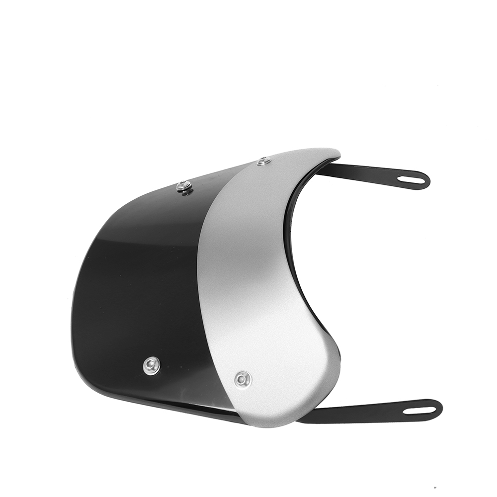 6.5"-9.45" Motorcycle Headlight Windshield Wind Deflector Windscreen Universal for Harley Honda Yamaha Kawasaki Suzuki