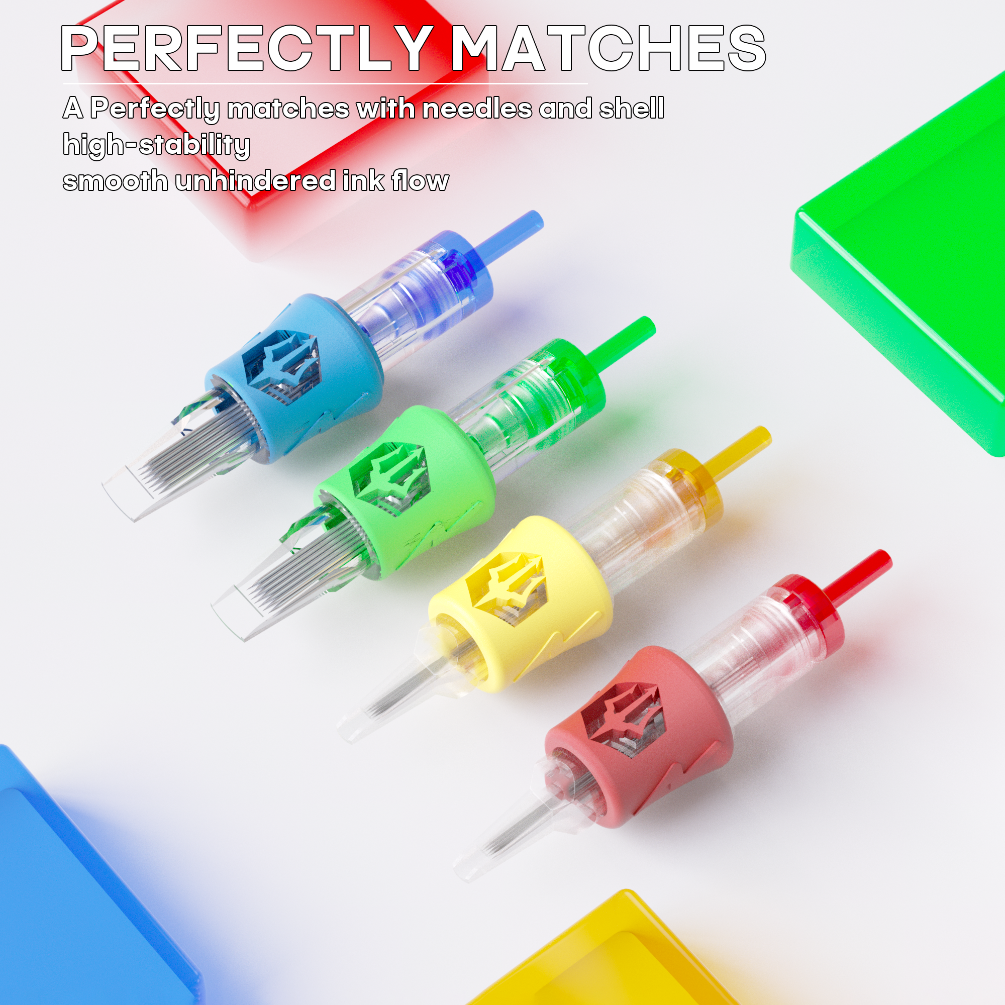 POSEIDON PRO 20 teile/los V4 Tattoo Patrone Nadel Einweg Sterilisierte Sicherheit Tattoo Patronen Nadel