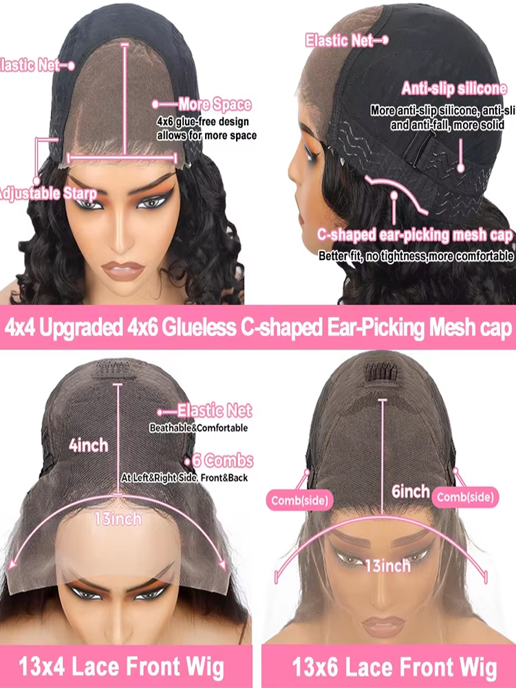 30 인치 느슨한 딥 웨이브 13x4 HD 레이스 정면 인간의 머리 가발 브라질 레미 곱슬 가발 인간의 머리 레이스 프런트 가발 Pre Plucked