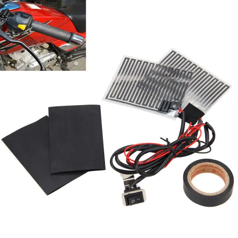 Mùa Đông Nhiệt Cầm Nắm Độ Xe Máy ATV Cảo Tháo Nóng Cầm Miếng Lót Tay Cầm Tay Cầm Giữ Ấm Tay Đa Năng Moto Phụ Kiện