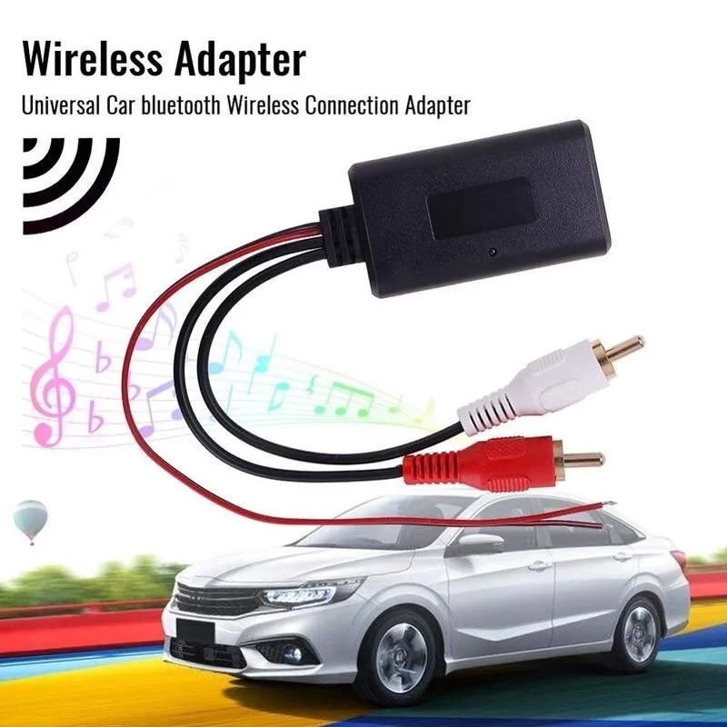 Car Universal Wireless 2 RCA Bluetooth Receiver Module Music Adapter Rca Aux Audio Stereo Cable Interface Vehicles Auto Player