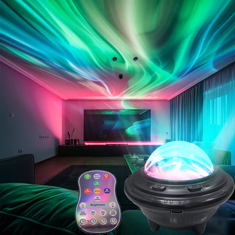 Starlight projetor luz noturna aurora luz colorida casa decoração do quarto luz das estrelas luz de natal presente das crianças linha usb