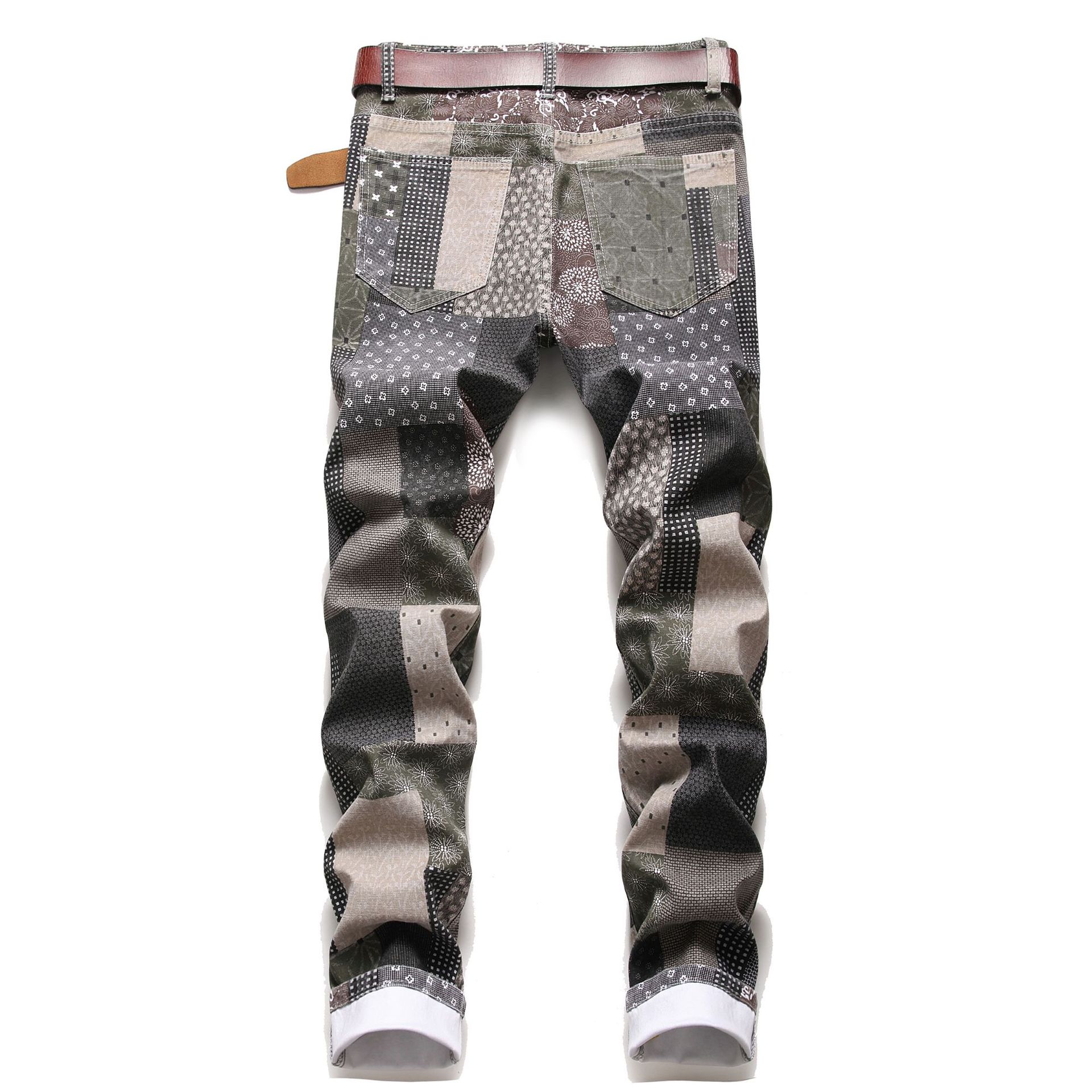 Pantalones pitillo de mezclilla ajustados a la moda para hombre, pantalones vaqueros ajustados de alta calidad, pantalones vaqueros de calle para hombre, cuatro estaciones