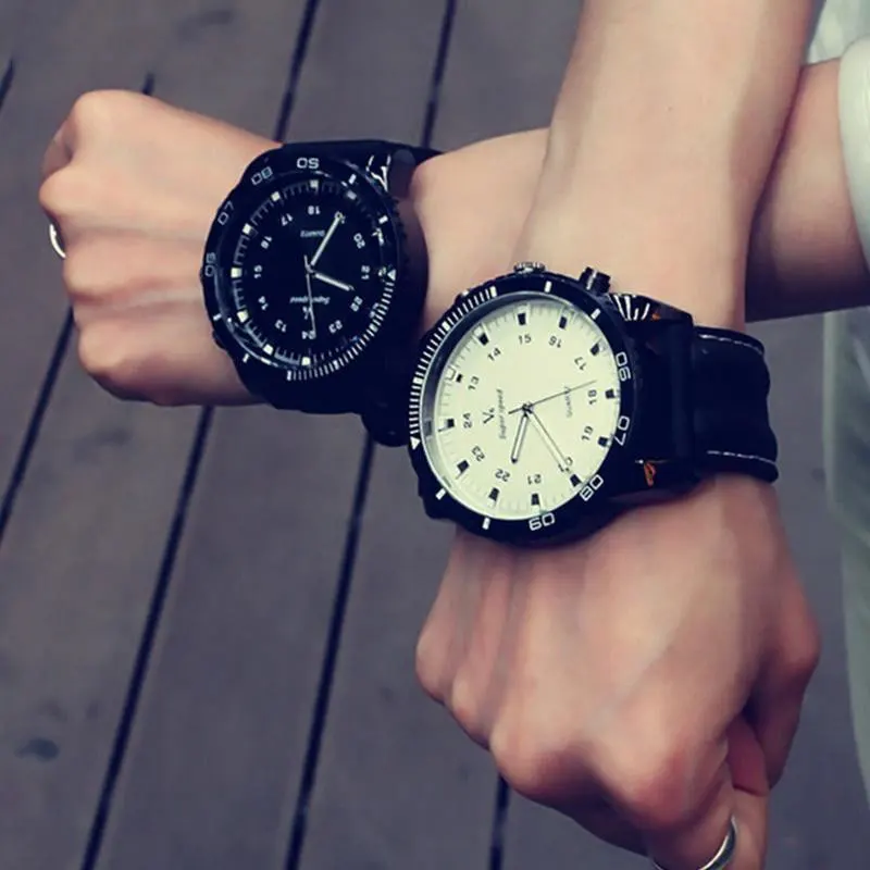 Reloj coreano tridimensional de silicona para Hombre, Reloj de pulsera Neutral deportivo con Esfera Grande, Reloj coreano para Hombre