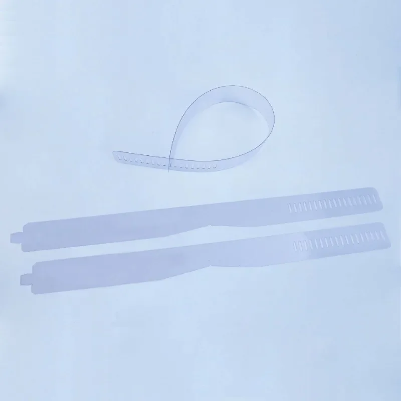プラスチック製シャツの襟サポート,透明なシャツ,テープ,プラスチック,襟,卸売,100個