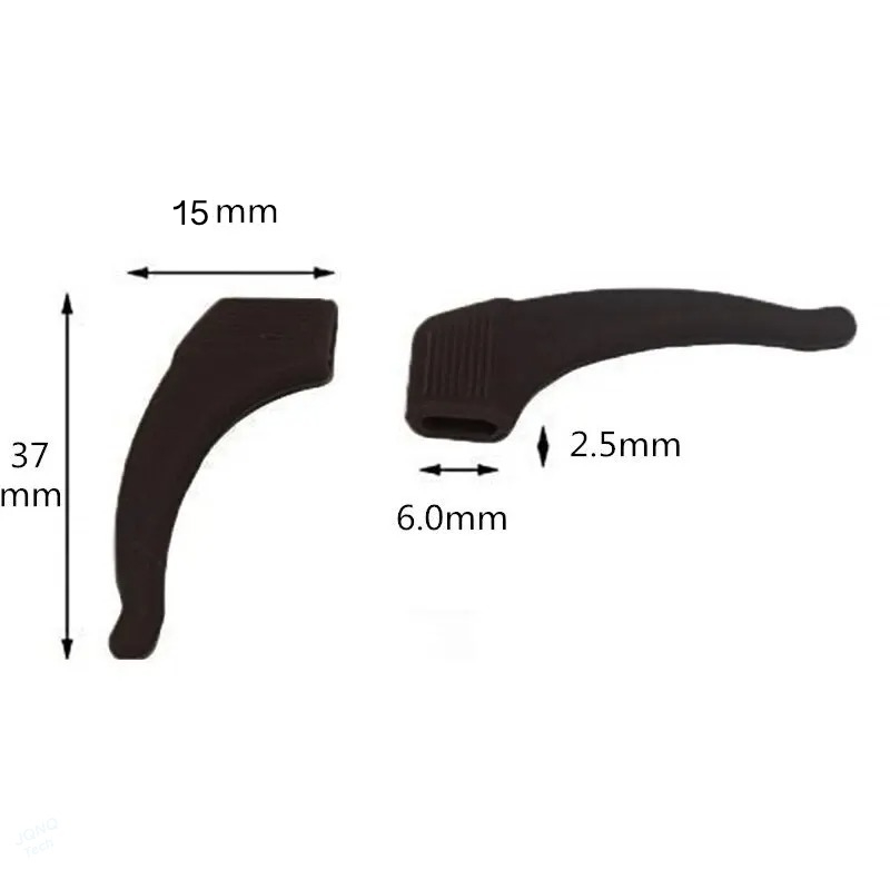 10/20/30/100pcs Anti-slip Silicone Ear Grip Glasses Eyeglasses Leg Ear Hook Stopper Bracket Fastener Accessories Temple Tip
