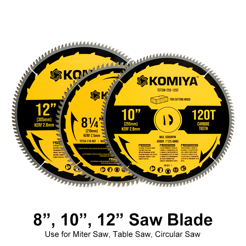 Диск для циркулярной пилы 7,8,10,12,14 дюймов, по дереву, алюминию, пластику