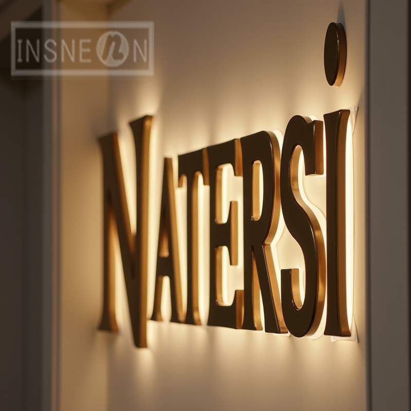 Custom Made LED Backlit 3D Sign Metal Letters For Outdoor Business Storefront Waterproof Advertising Display