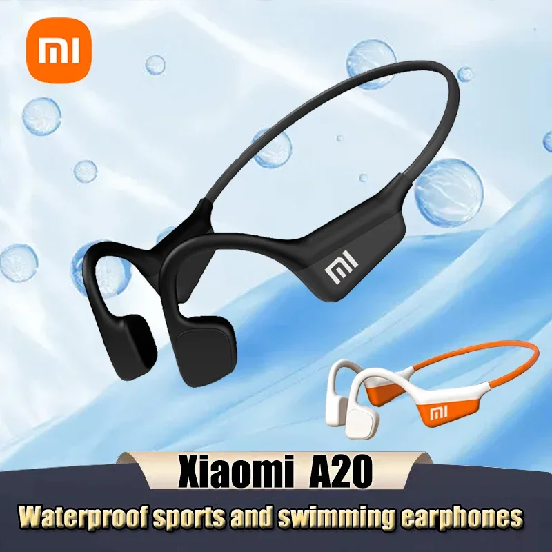 Xiaomi i18pro-auriculares inalámbricos de conducción ósea, compatibles con Bluetooth, TWS, con micrófono, para deportes de natación