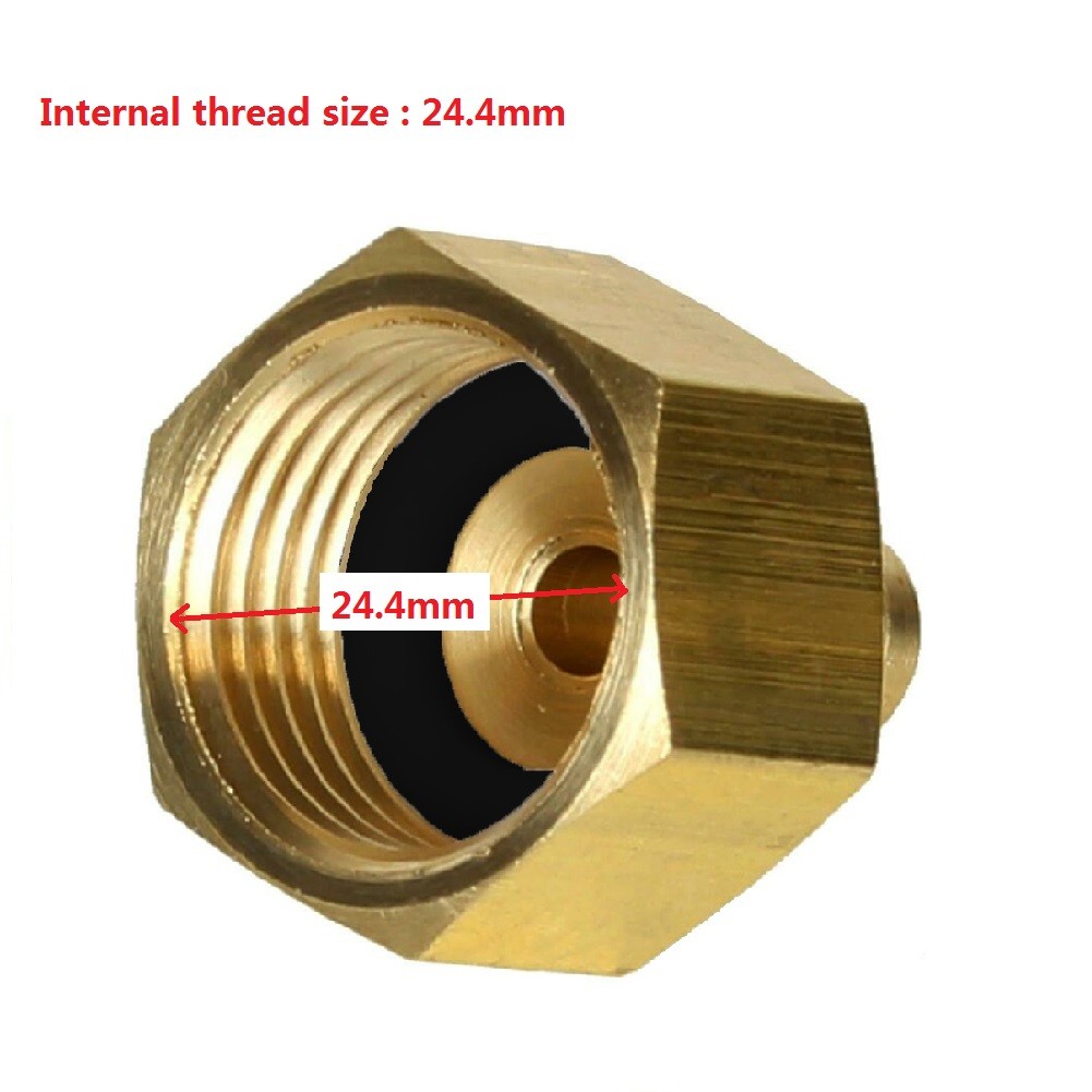 Адаптер для автомобильного кондиционера SAE с наружной резьбы 1/4 дюйма на внутреннюю резьбу 3/4 дюйма, адаптер для бутылки с хладагентом Для R134A 1/4SAE G3/4, детали системы ОВКВ