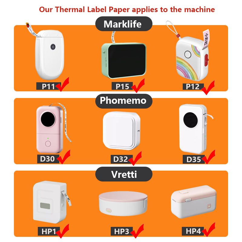 1 ม้วน 12x40 มม.-160 PCS Phomemo Q30 D30 D32 D35 ป้ายกาว Maker กระดาษสําหรับ Marklife P12 P15 ชื่อสติกเกอร์ตั๋วแท็กหมายเหตุ