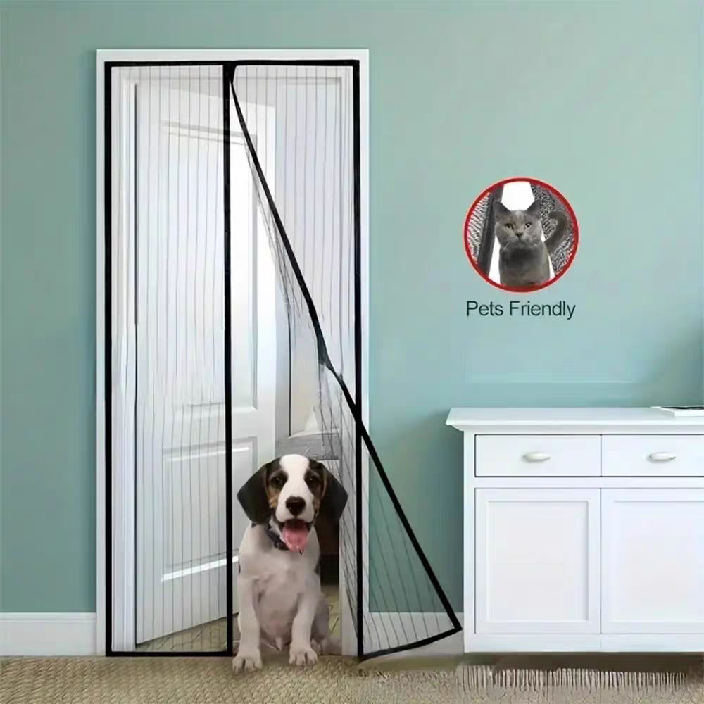 1PCSAnti-Mosquito Net Summer Automatic Closing Magnetic Mosquito Net Invisible Door Mesh Anti Bug Fly Partition Curtain