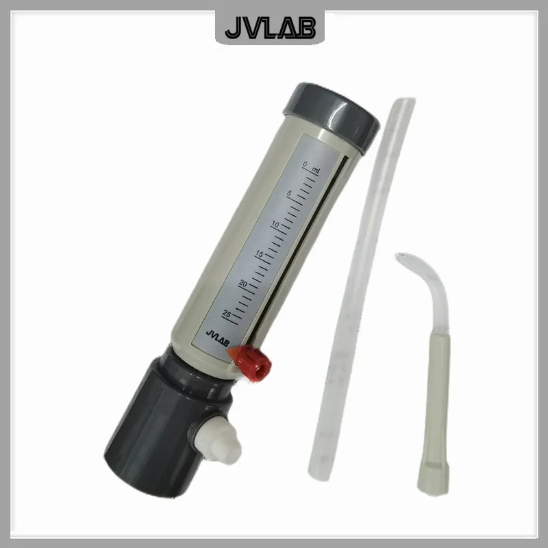 Lab Bottle Top Dispenser Economic Semi-automatic Liquid Dispenser Sleeve Type 5-25 ml Adjustable Liquid Adder Without Bottle