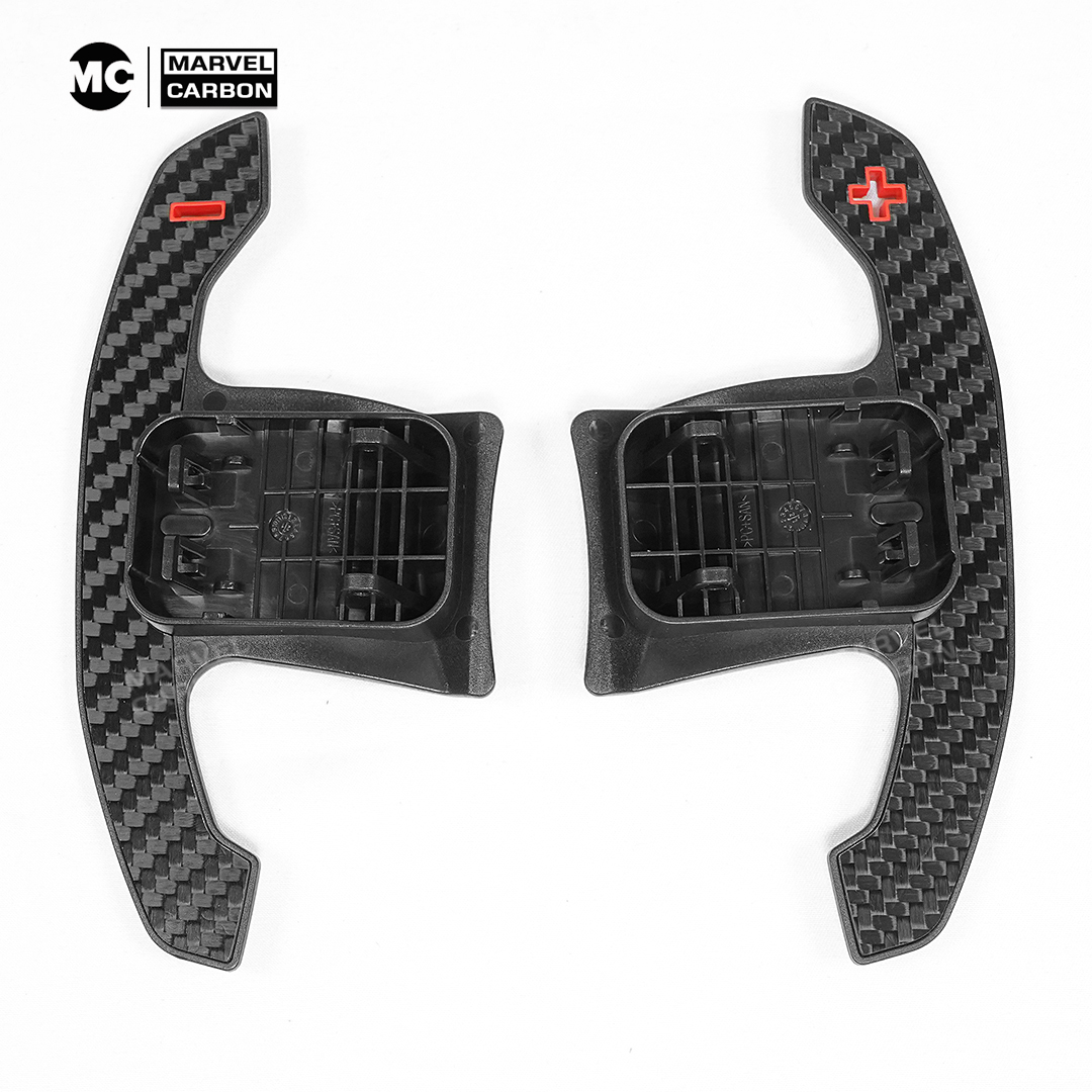 Compatible For BMW 1-4 Series F80 F22 F23 F45 F46 F30 Steering Wheel  Carbon Fiber Paddle Shifter Extensions