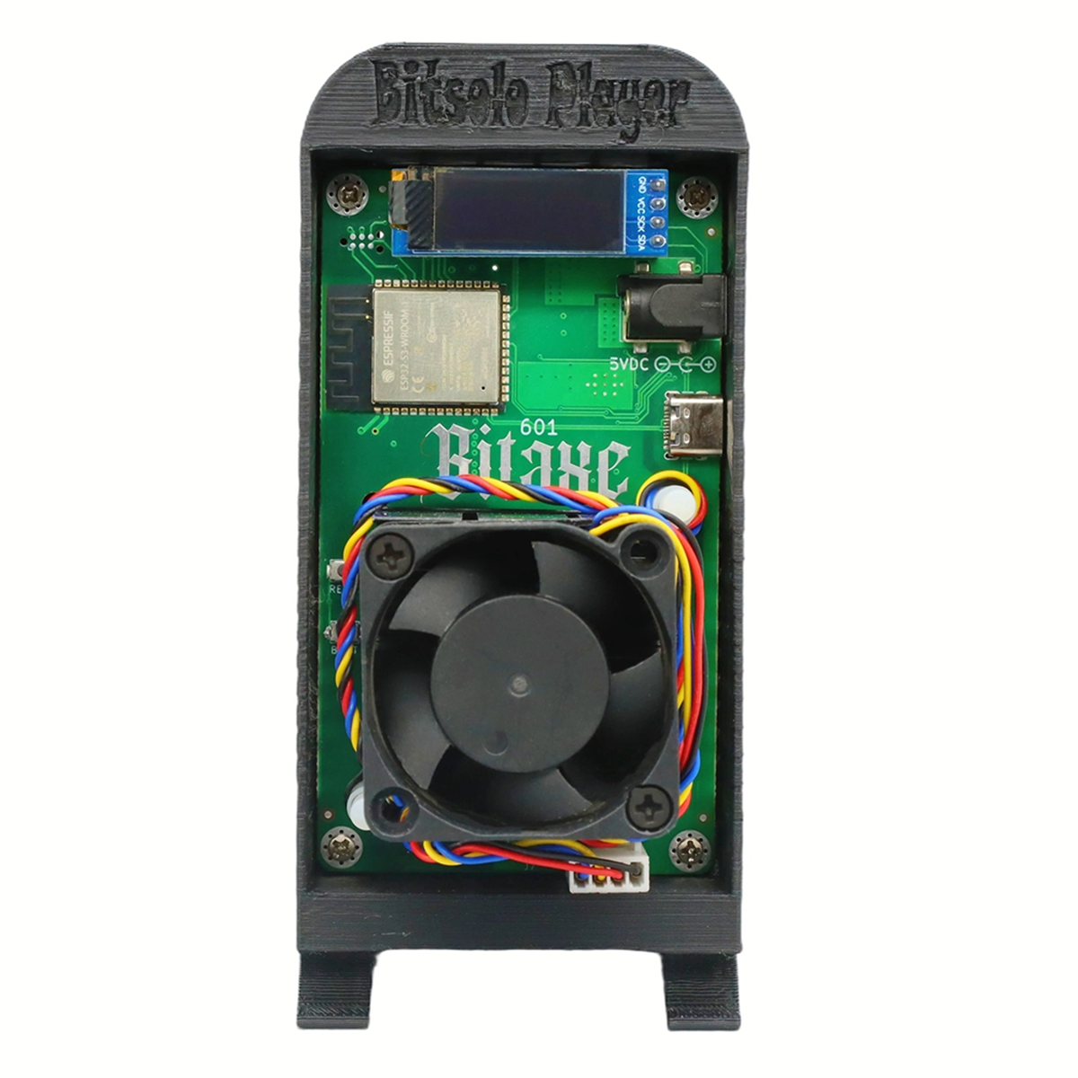 BABQ Bitaxe Gamma 601 Solo Miner 1.2TH/S 18W BM1370 From Antminer S21 Pro Asic Bitcoin BTC Miner with Stand EU PLUG